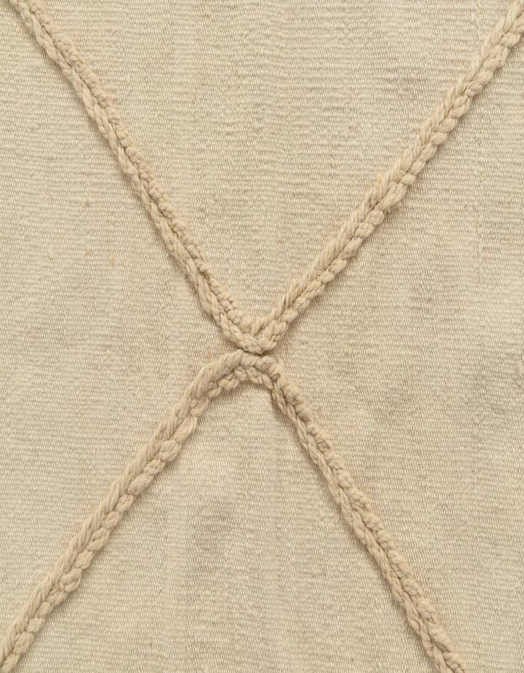 Detail image of 3' 5 x 4' 6  Hand Knotted Moroccan Wool Rug