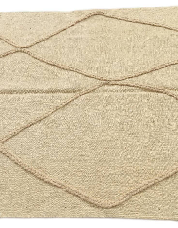 Detail image of 3' 4 x 4' 10  Hand Knotted Moroccan Wool Rug