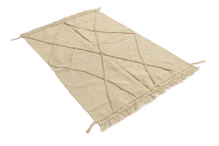 Detail image of 3' 3 x 5' 2 Hand Knotted Moroccan Wool Rug