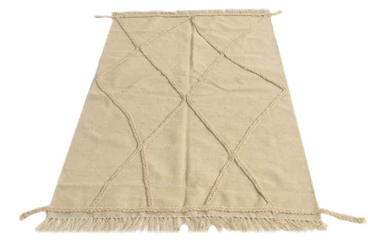 3' 3 x 5' 2 Hand Knotted Moroccan Wool Rug