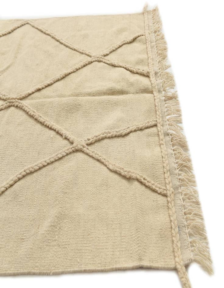 Detail image of 3' 3 x 5' 2 Hand Knotted Moroccan Wool Rug