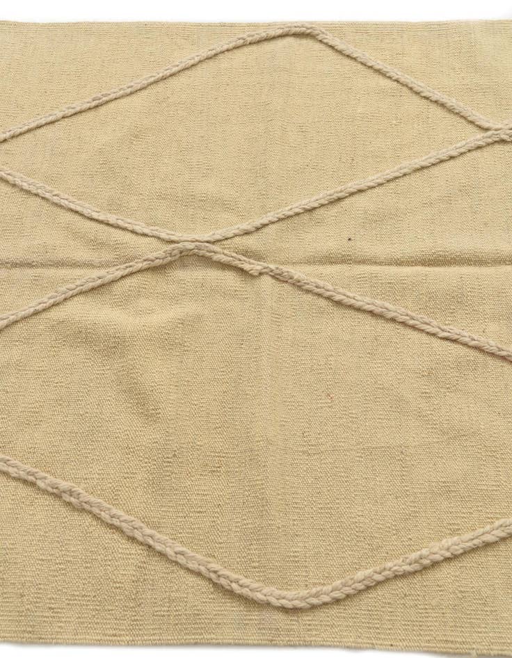 Detail image of 3' 4 x 5'  Hand Knotted Moroccan Wool Rug