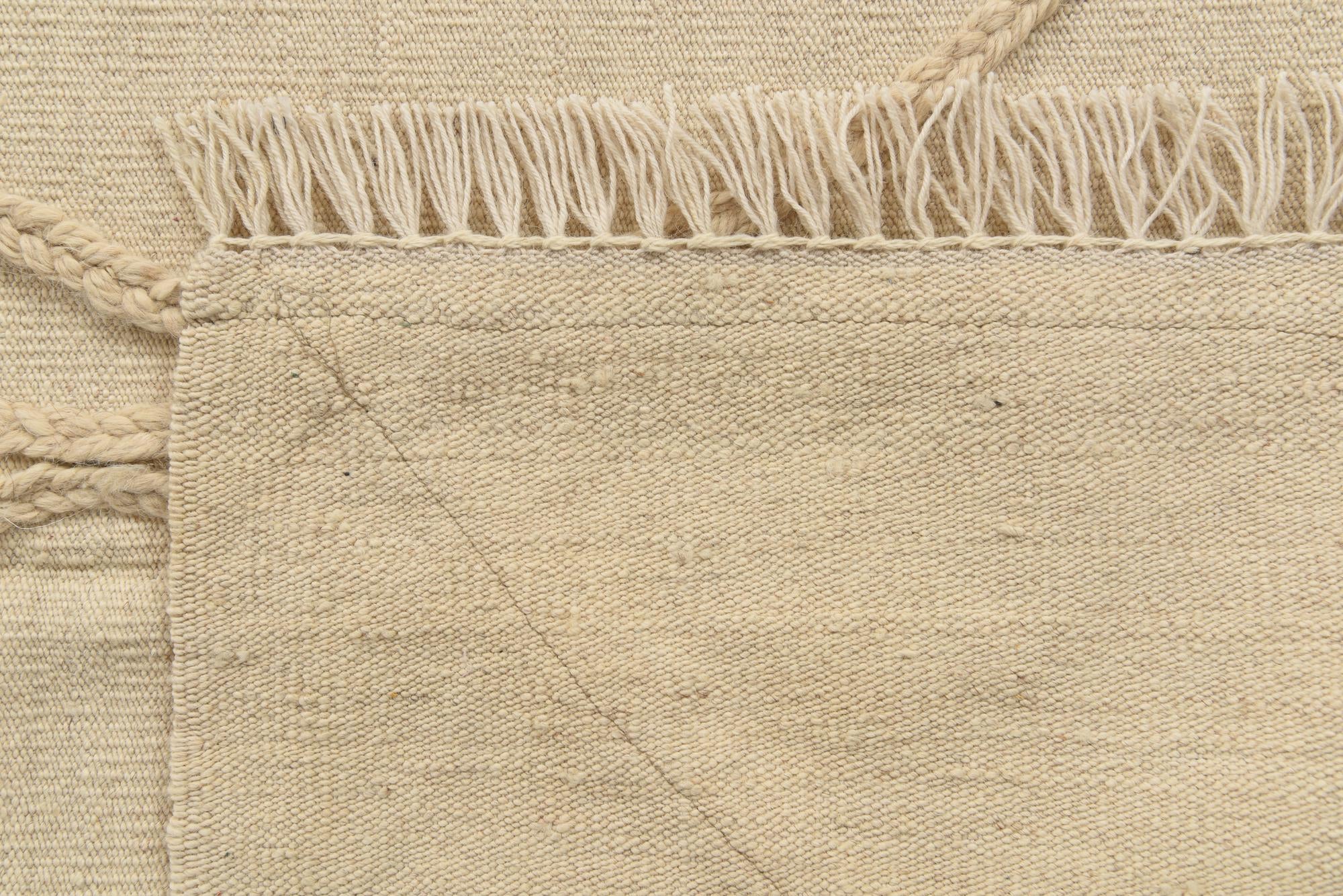 3' 7 x 5' Hand Knotted Moroccan Wool Rug