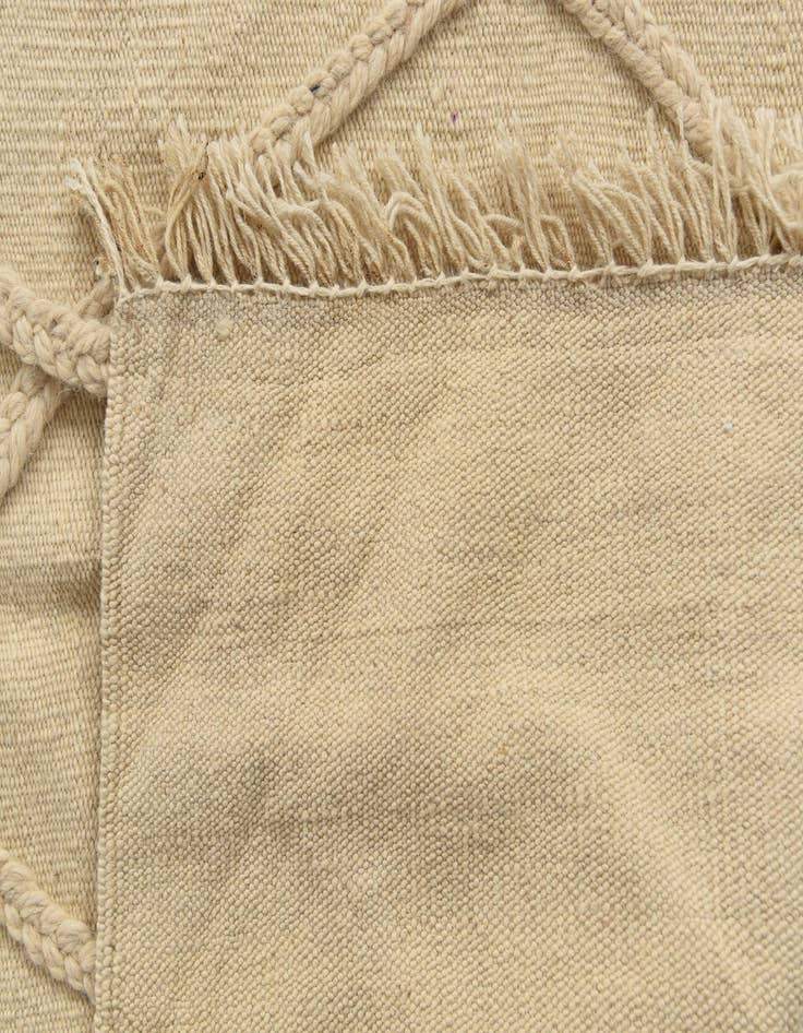 Detail image of 3' 4 x 5'  Hand Knotted Moroccan Wool Rug