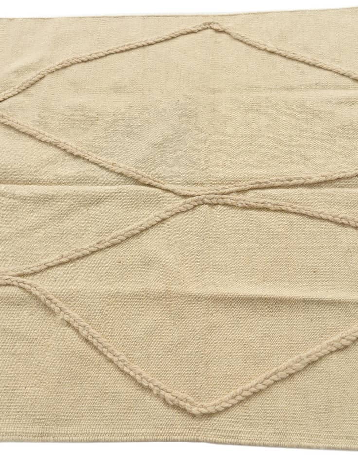 Detail image of 3' 4 x 5' 2  Hand Knotted Moroccan Wool Rug