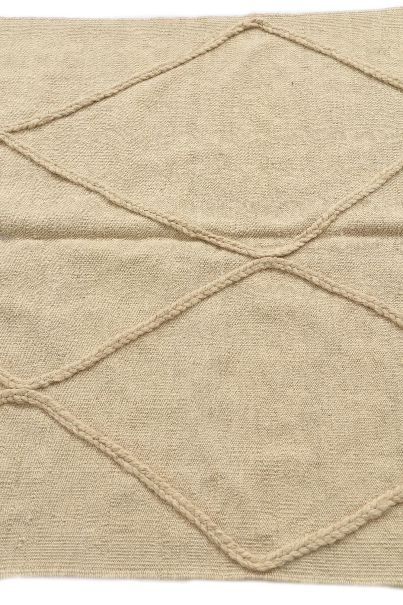 3' 6 x 5' Hand Knotted Moroccan Wool Rug