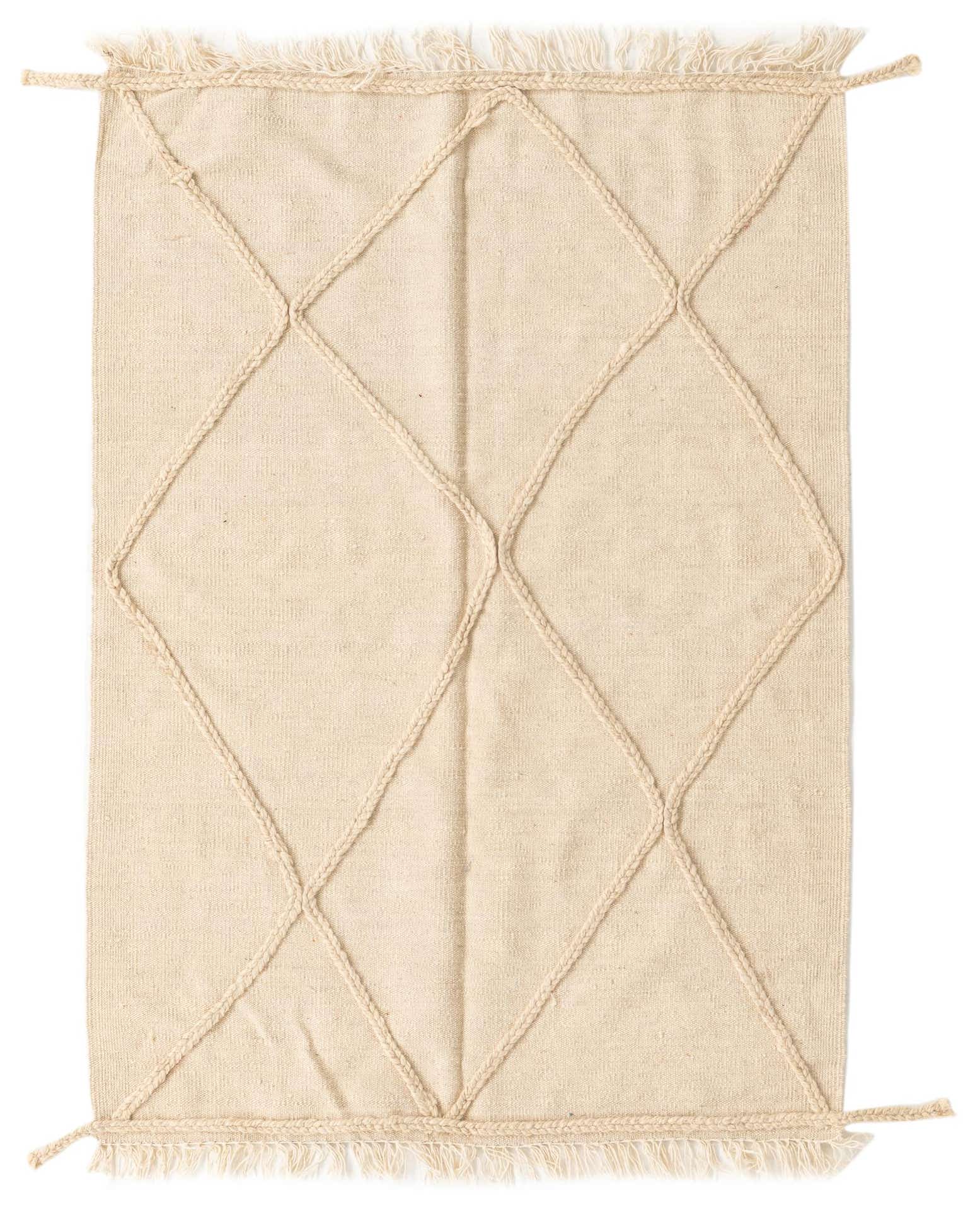 3' 6 x 5' Hand Knotted Moroccan Wool Rug