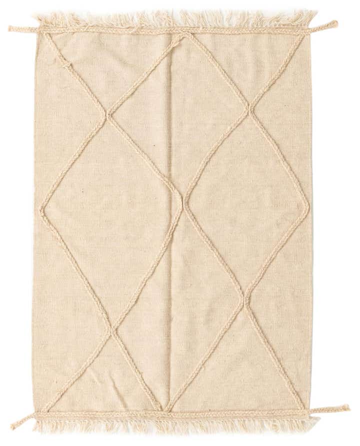 3' 6 x 5' Hand Knotted Moroccan Wool Rug