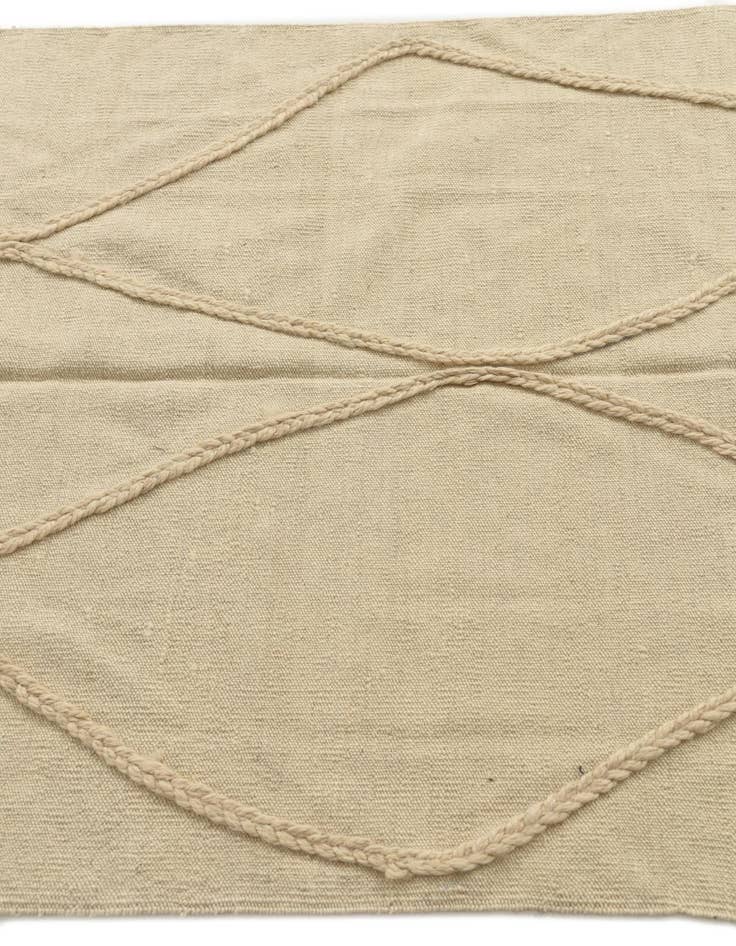 Detail image of 3' 5 x 4' 10  Hand Knotted Moroccan Wool Rug