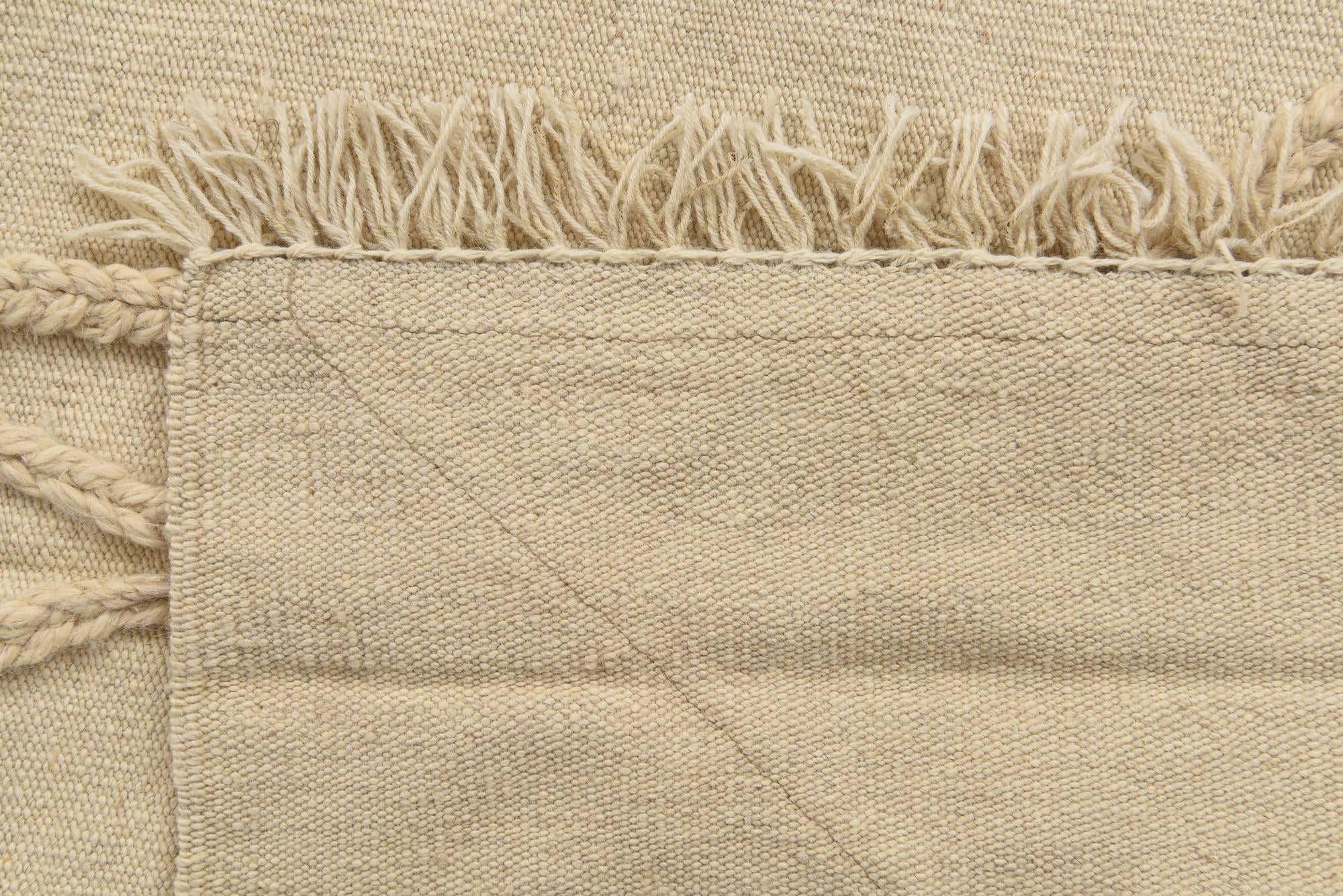 3' 5 x 4' 10 Hand Knotted Moroccan Wool Rug