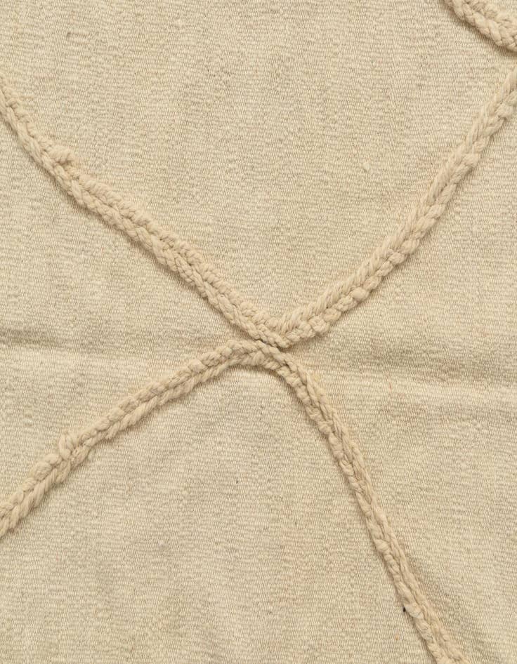 Detail image of 3' 4 x 4' 9  Hand Knotted Moroccan Wool Rug