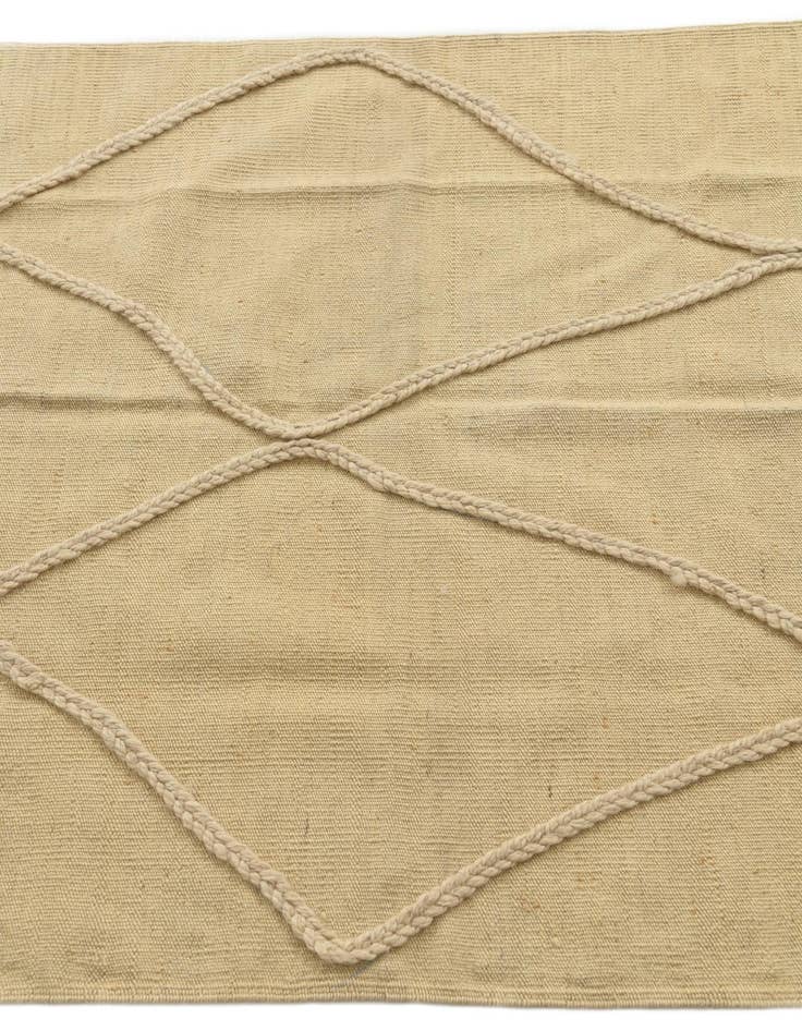 Detail image of 3' 5 x 4' 9  Hand Knotted Moroccan Wool Rug