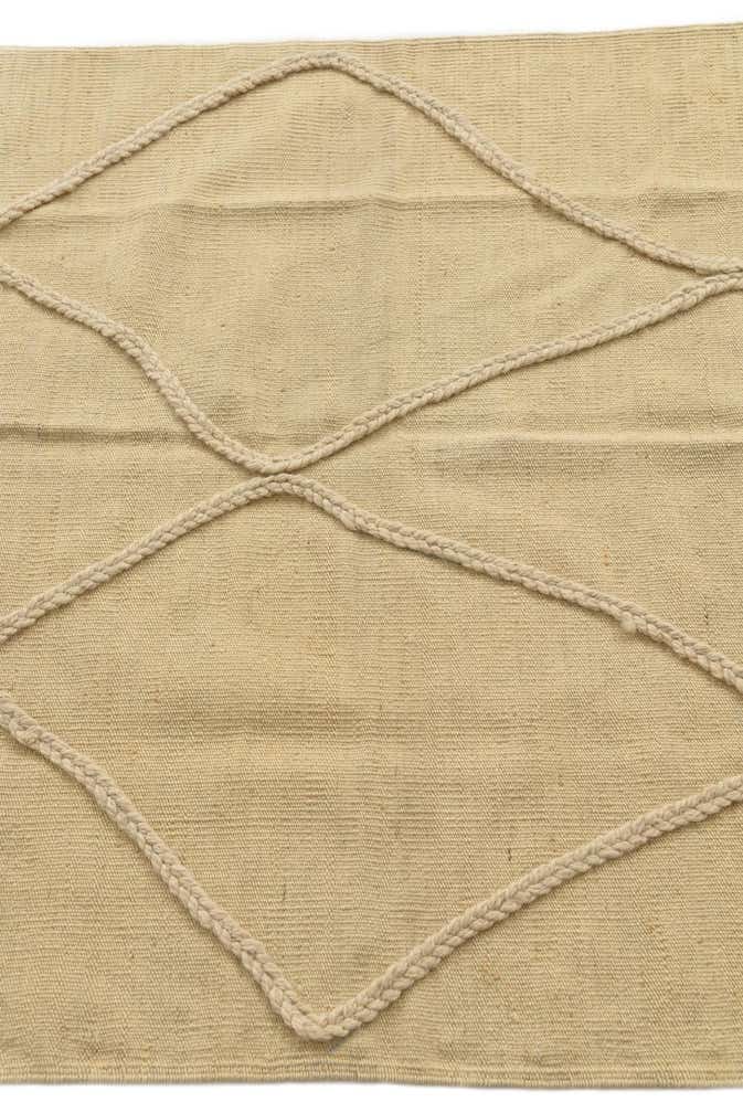 3' 5 x 4' 9 Hand Knotted Moroccan Wool Rug