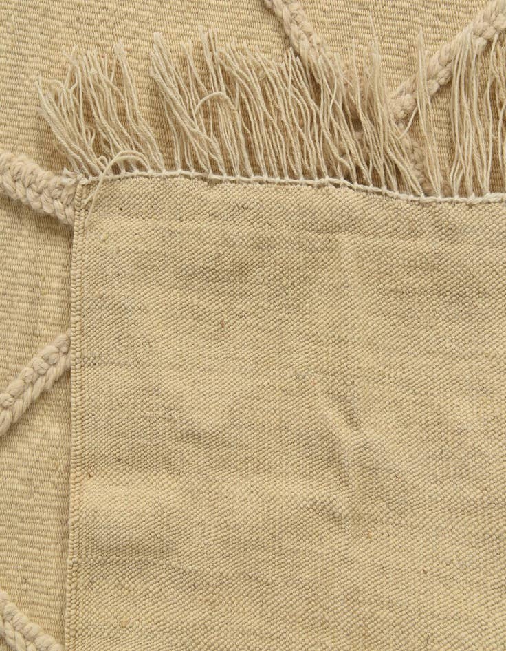 Detail image of 3' 5 x 4' 9  Hand Knotted Moroccan Wool Rug