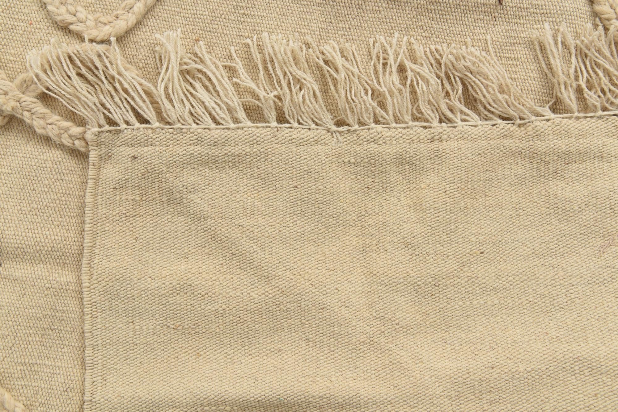 3' 4 x 5' Hand Knotted Moroccan Wool Rug