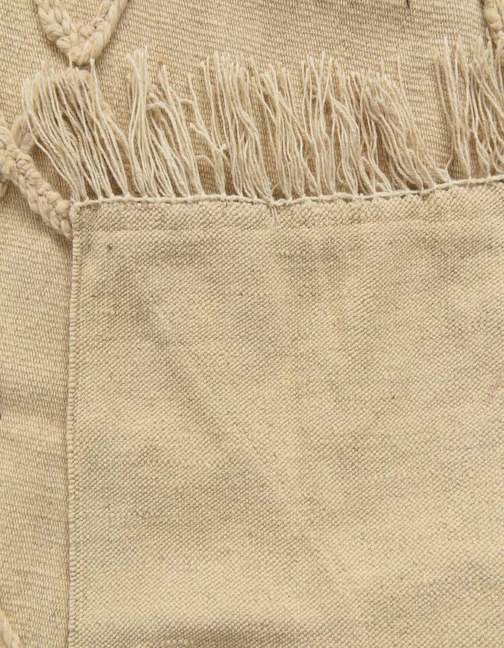 Detail image of 3' 4 x 5'  Hand Knotted Moroccan Wool Rug