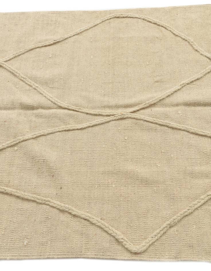 Detail image of 3' 5 x 5'  Hand Knotted Moroccan Wool Rug