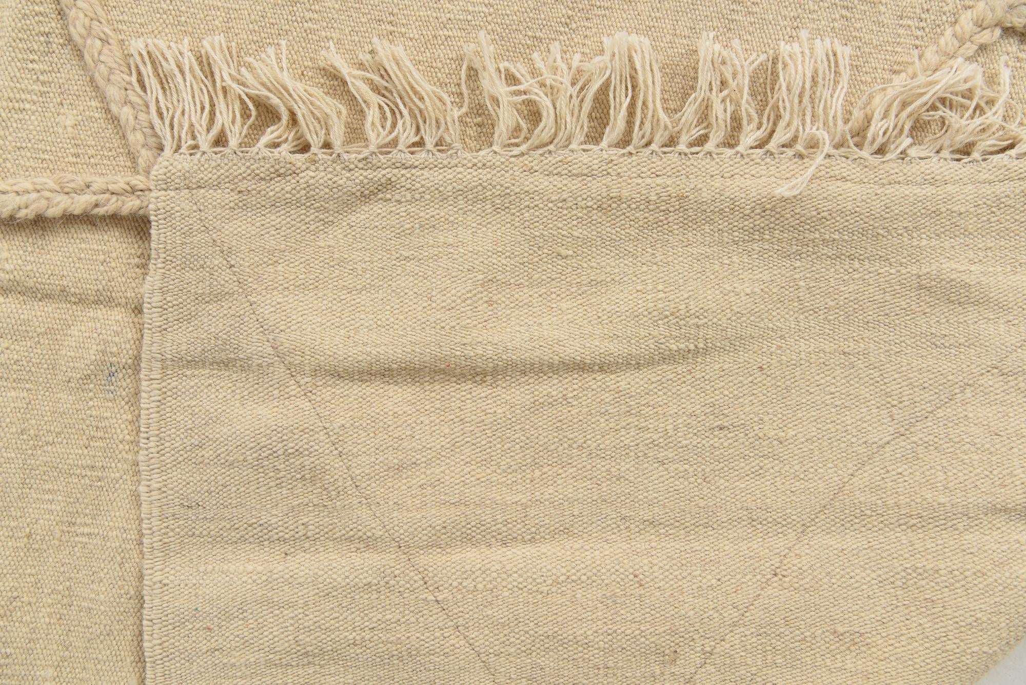 4' 2 x 6' 2 Hand Knotted Moroccan Wool Rug