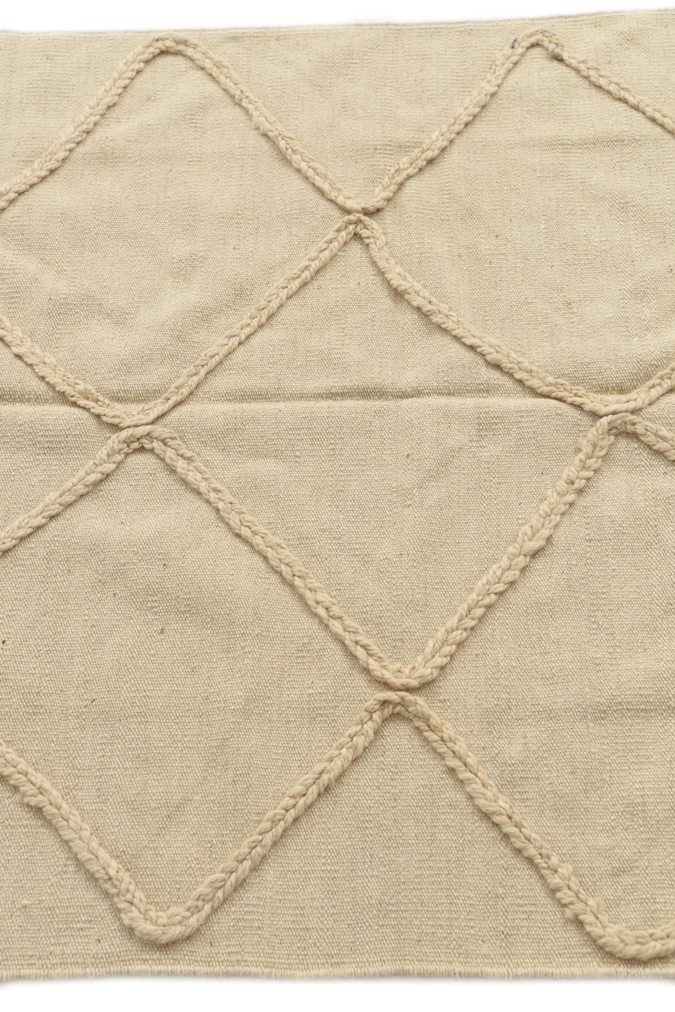 3' 6 x 5' 1 Hand Knotted Moroccan Wool Rug