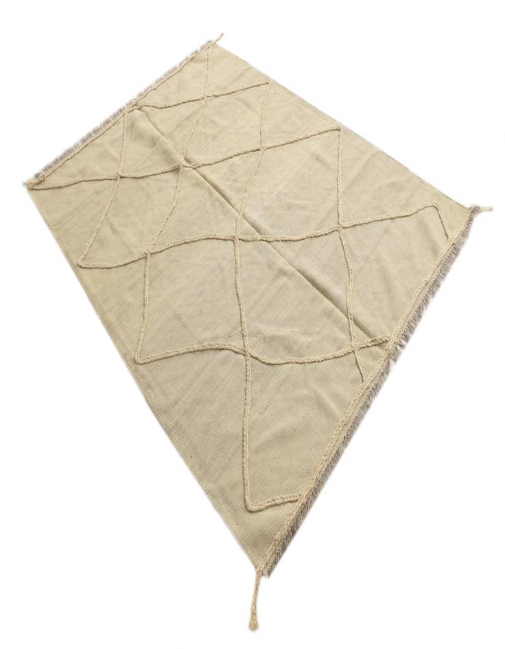 Detail image of 5' 7 x 7' 9  Hand Knotted Moroccan Wool Rug