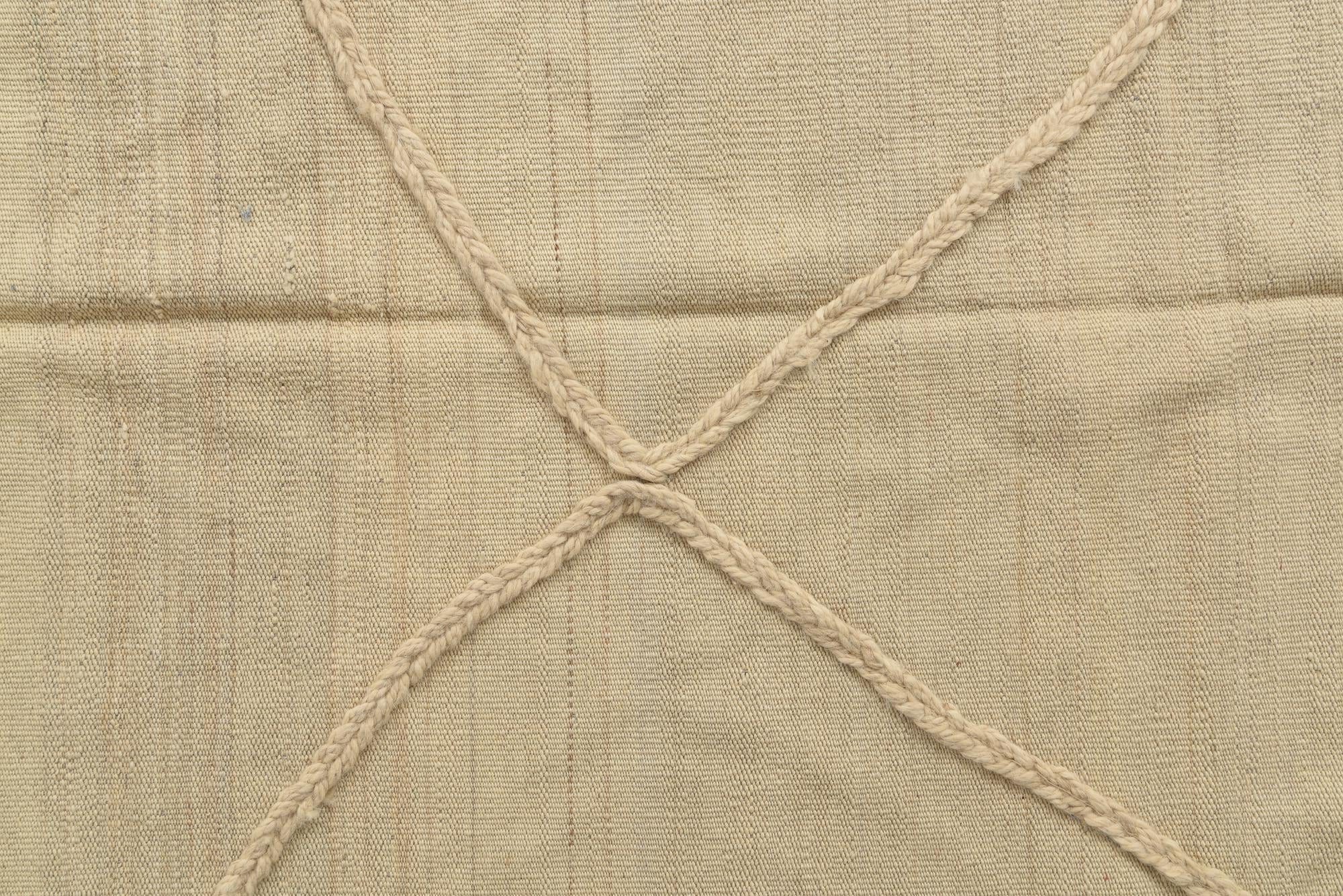 5' 7 x 7' 9 Hand Knotted Moroccan Wool Rug