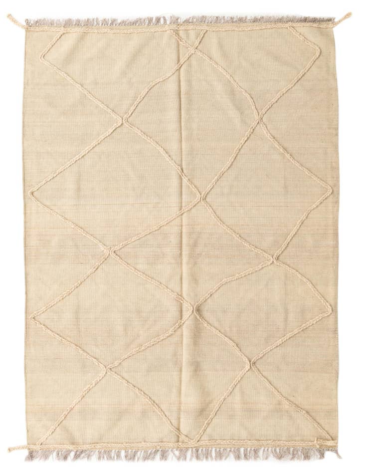 Detail image of 5' 7 x 7' 9 Hand Knotted Moroccan Wool Rug