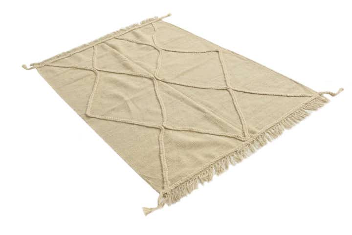 3' 7 x 4' 10 Hand Knotted Moroccan Wool Rug