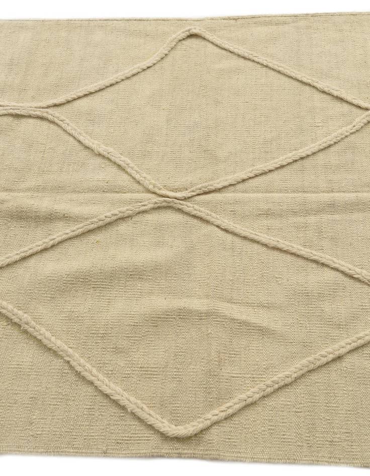 Detail image of 3' 7 x 4' 10 Hand Knotted Moroccan Wool Rug