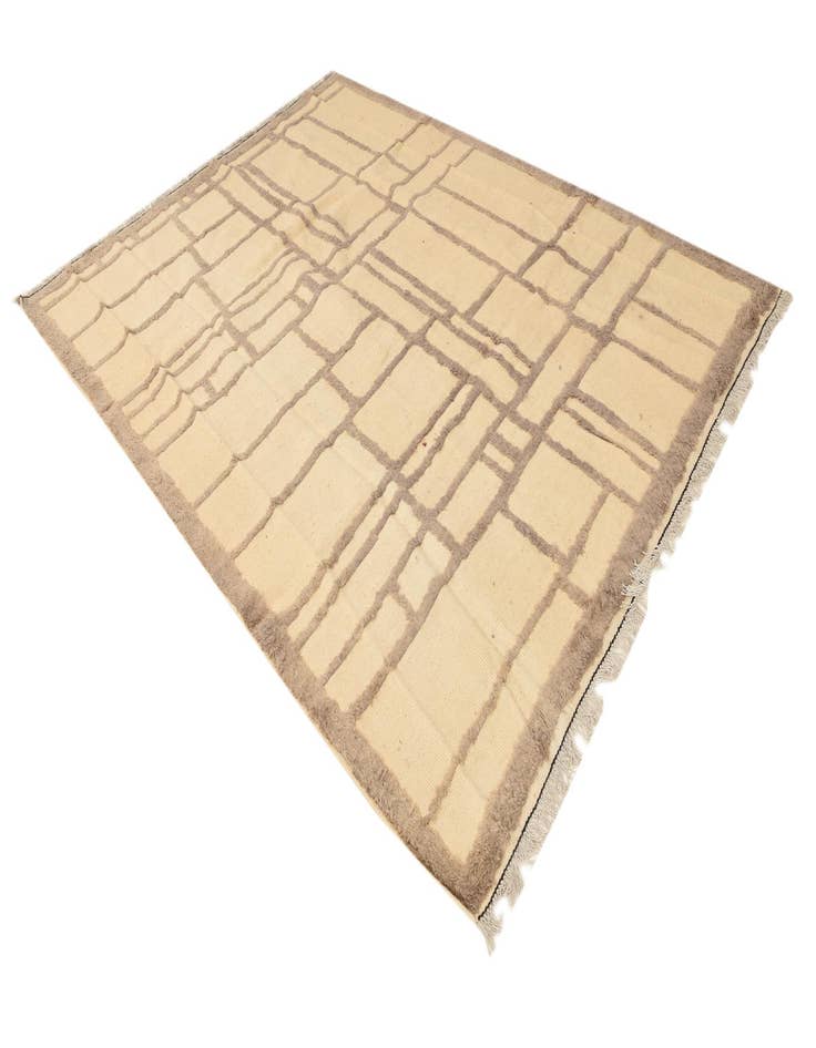 Detail image of 7' 9 x 10' 6 Hand Knotted Moroccan Wool Rug