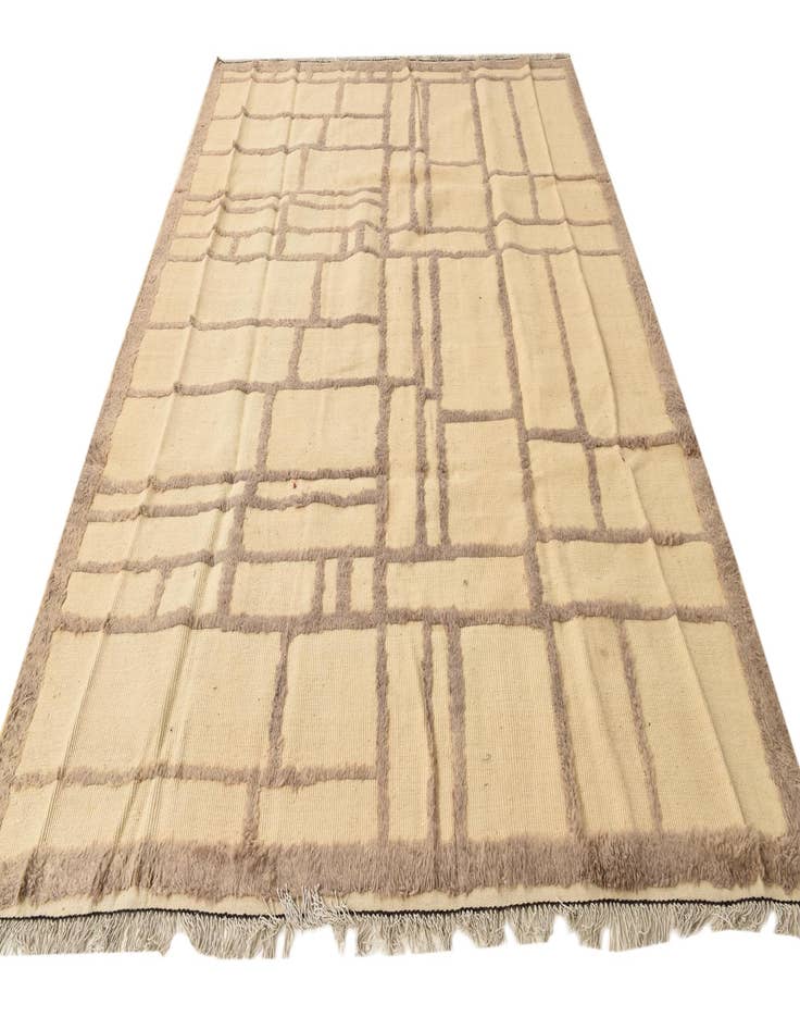 Detail image of 7' 9 x 10' 6 Hand Knotted Moroccan Wool Rug