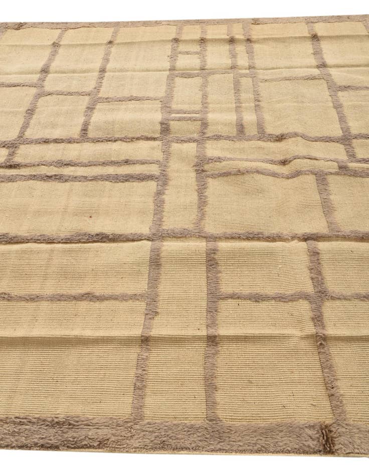 Detail image of 7' 9 x 10' 6 Hand Knotted Moroccan Wool Rug