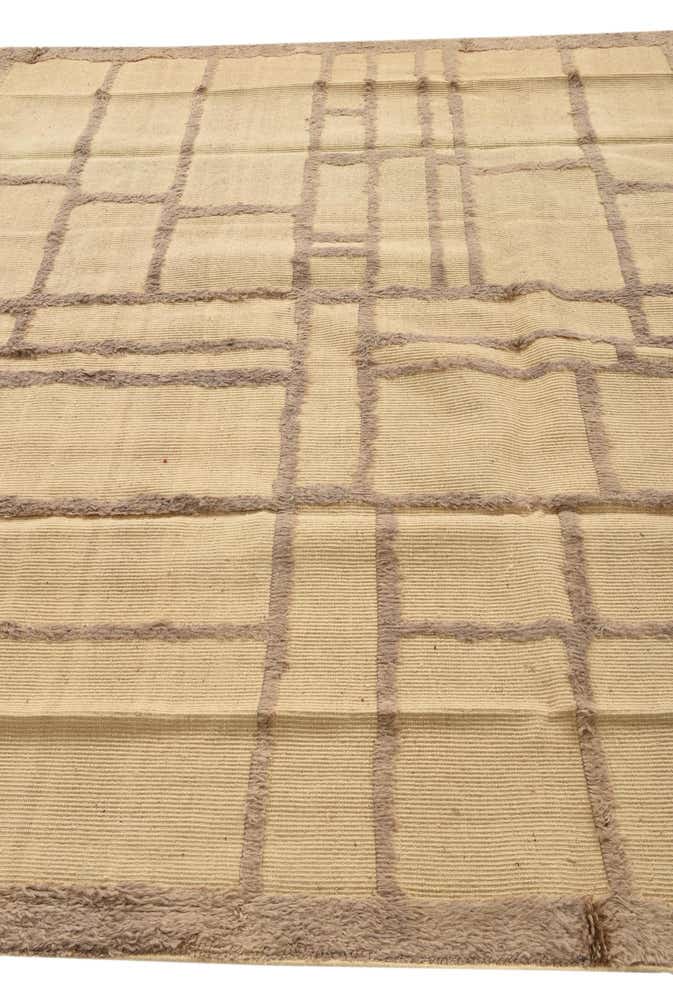 7' 9 x 10' 6 Hand Knotted Moroccan Wool Rug