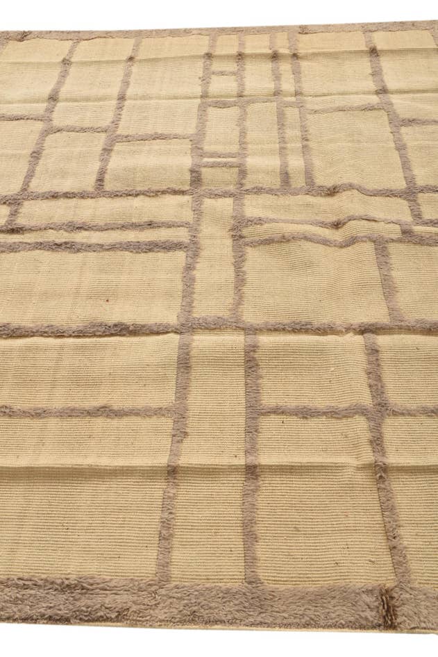 Detail image of 7' 9 x 10' 6 Hand Knotted Moroccan Wool Rug