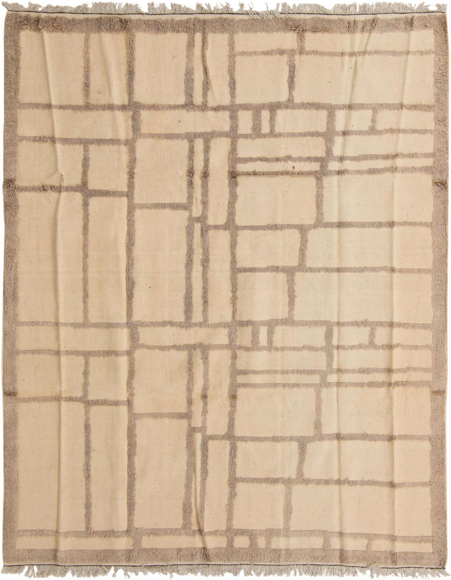 7' 9 x 10' 6 Hand Knotted Moroccan Wool Rug