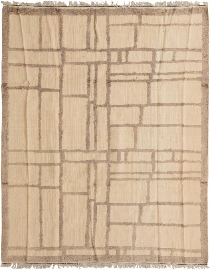 Detail image of 7' 9 x 10' 6 Hand Knotted Moroccan Wool Rug