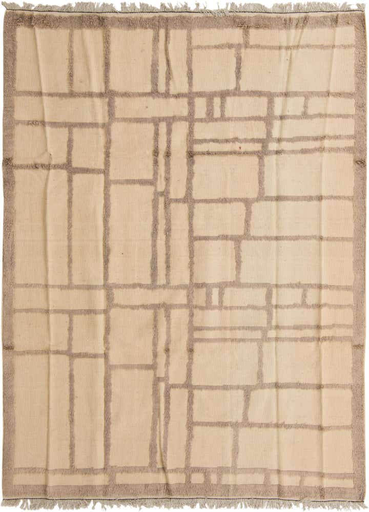 7' 9 x 10' 6 Hand Knotted Moroccan Wool Rug