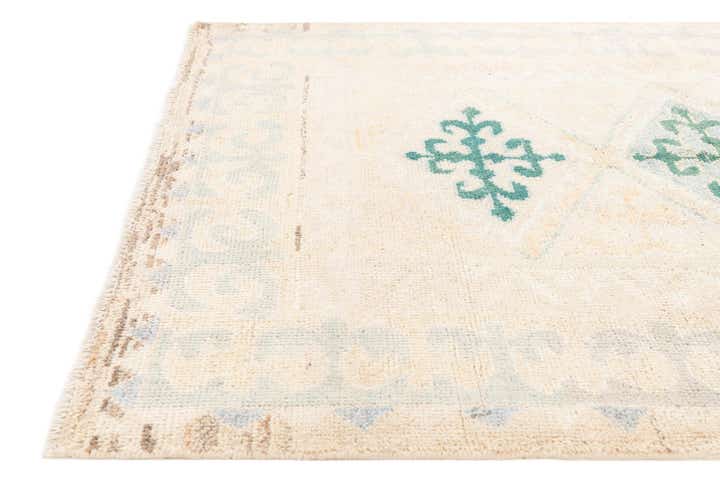 4' 3 x 6' 1 Hand Knotted Moroccan Wool Rug
