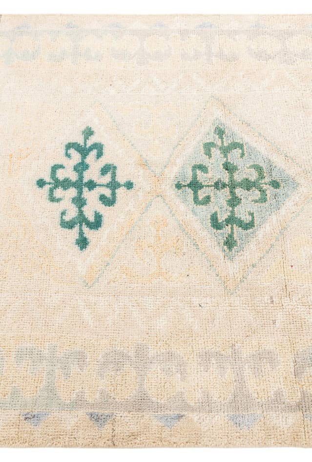 Detail image of 4' 3 x 6' 1 Hand Knotted Moroccan Wool Rug