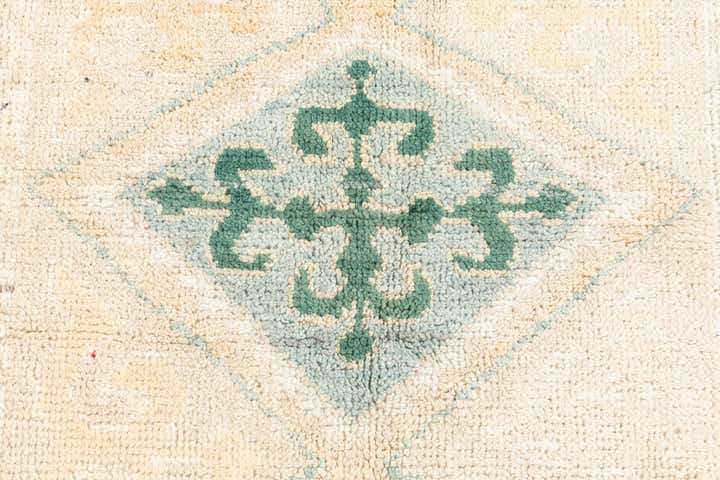 4' 3 x 6' 1 Hand Knotted Moroccan Wool Rug