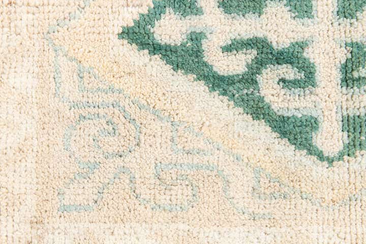 4' 3 x 6' 1 Hand Knotted Moroccan Wool Rug