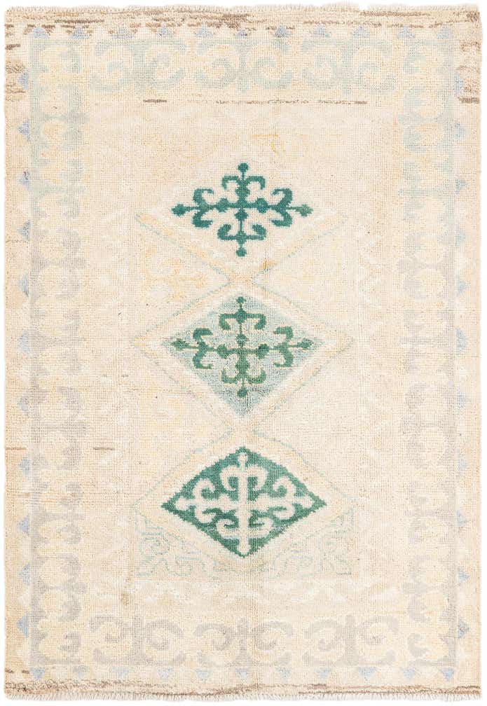 4' 3 x 6' 1 Hand Knotted Moroccan Wool Rug