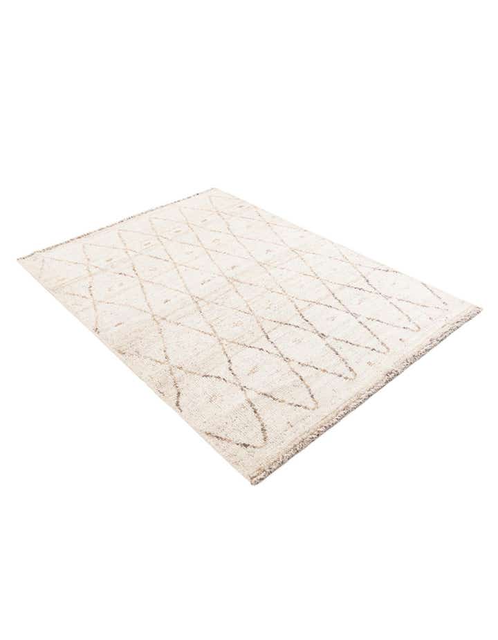 4' 2 x 5' 10 Hand Knotted Moroccan Wool Rug