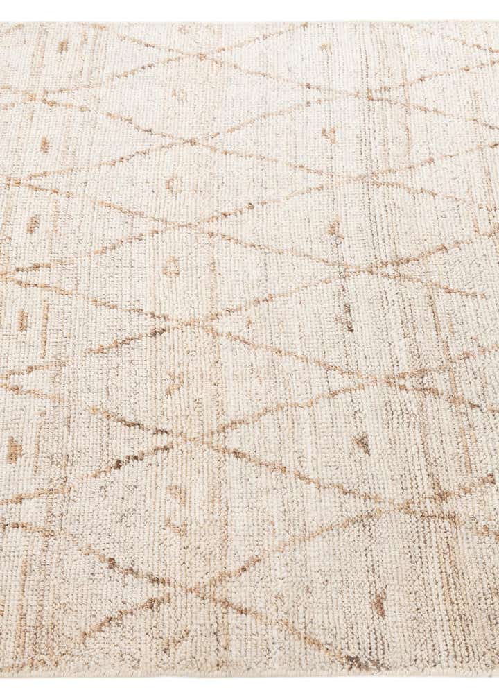 4' 2 x 5' 10 Hand Knotted Moroccan Wool Rug