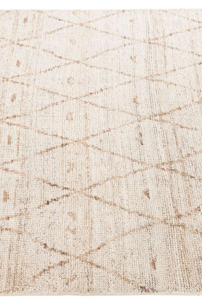 4' 2 x 5' 10 Hand Knotted Moroccan Wool Rug