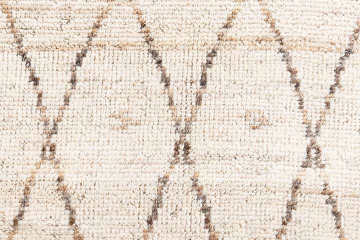 4' 2 x 5' 10 Hand Knotted Moroccan Wool Rug