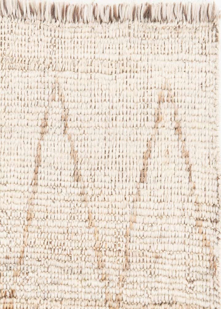 4' 2 x 5' 10 Hand Knotted Moroccan Wool Rug