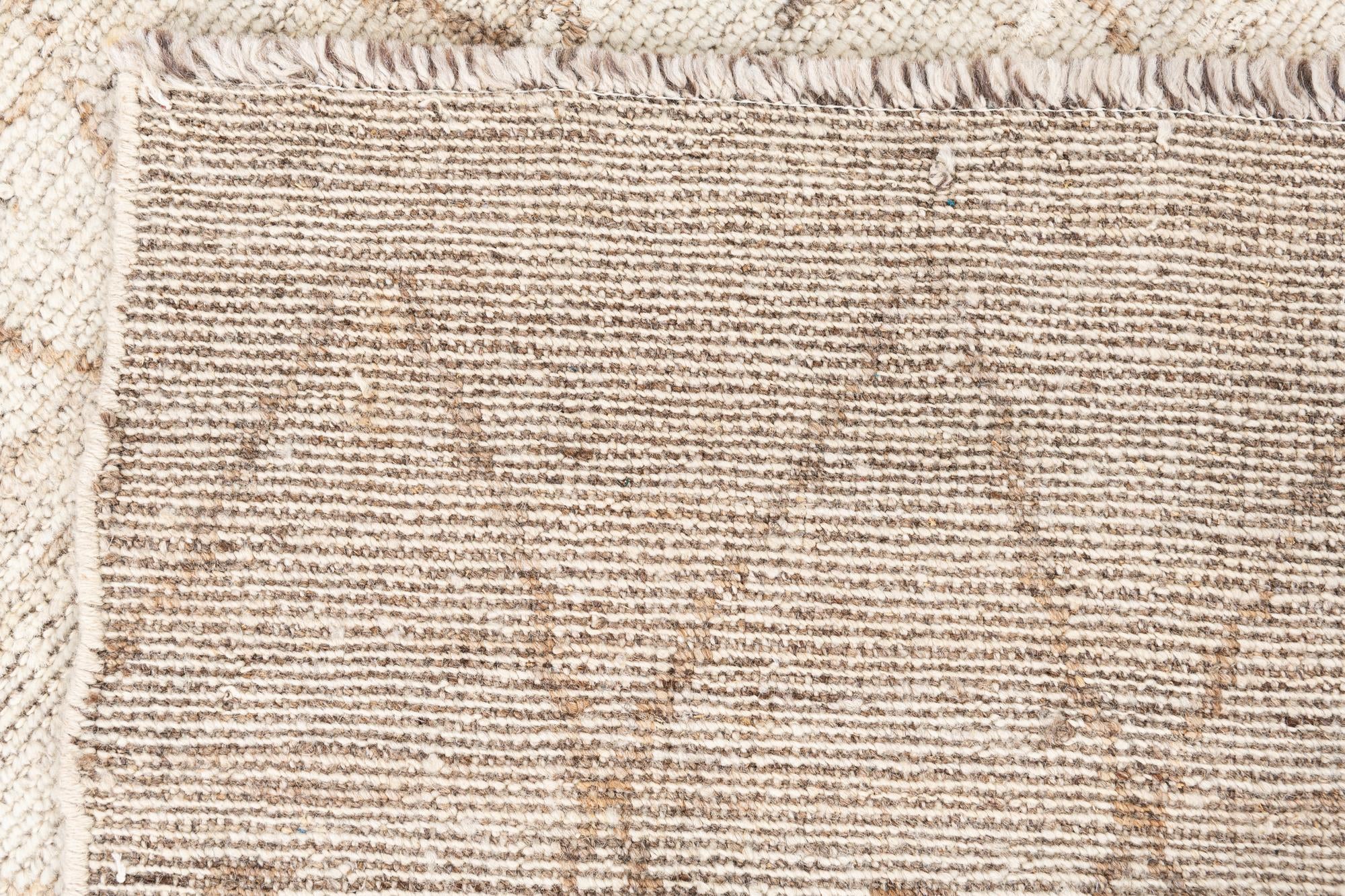 4' 2 x 5' 10 Hand Knotted Moroccan Wool Rug