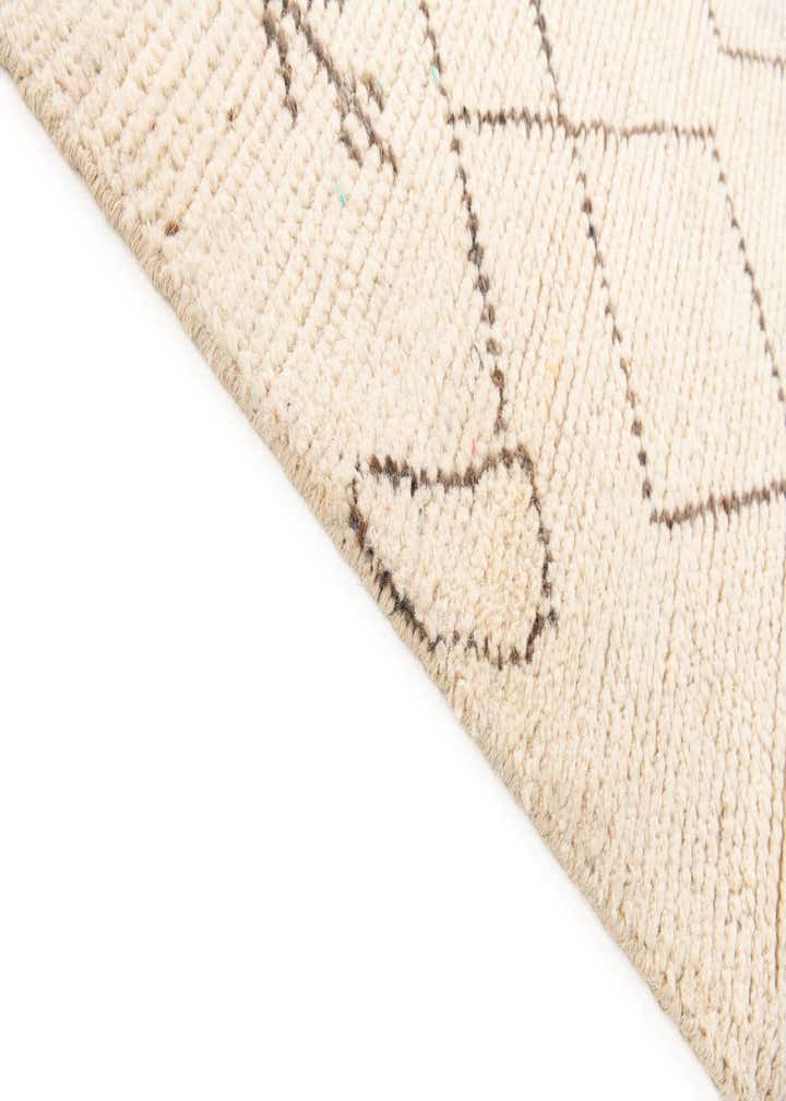 4' 2 x 6' 2 Hand Knotted Moroccan Wool Rug