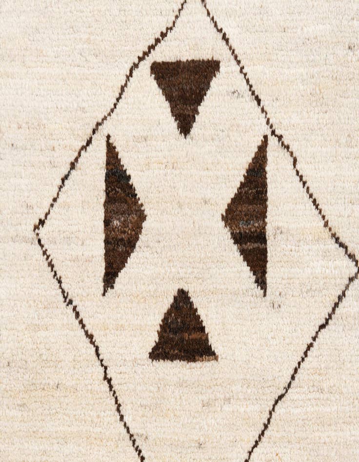 Detail image of 8' x 11' 5  Hand Knotted Moroccan Wool Rug