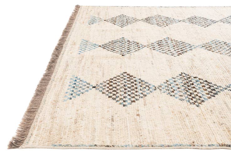 Detail image of 7' x 9' 7 Hand Knotted Moroccan Wool Rug